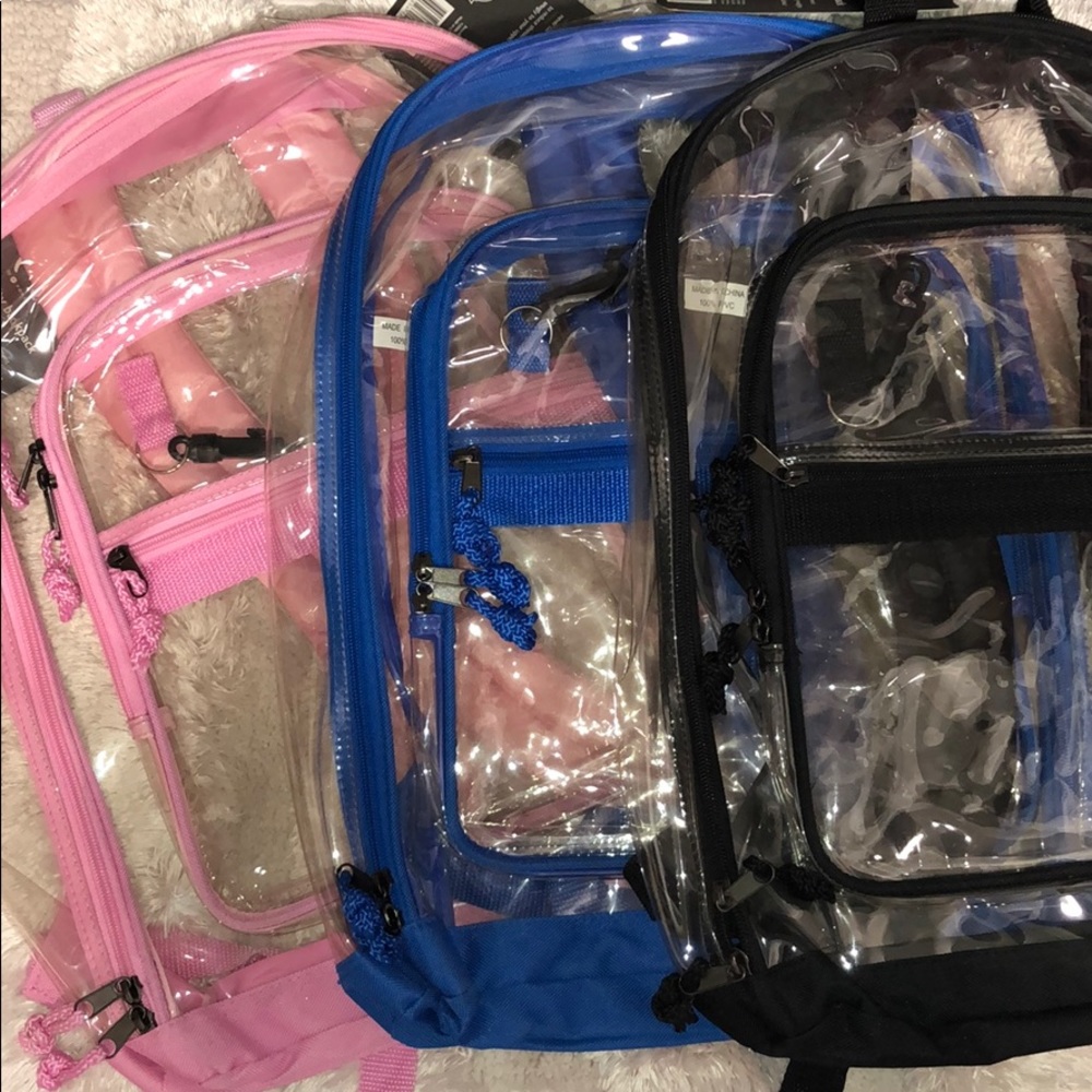 NWT Tug clear security full size backpack